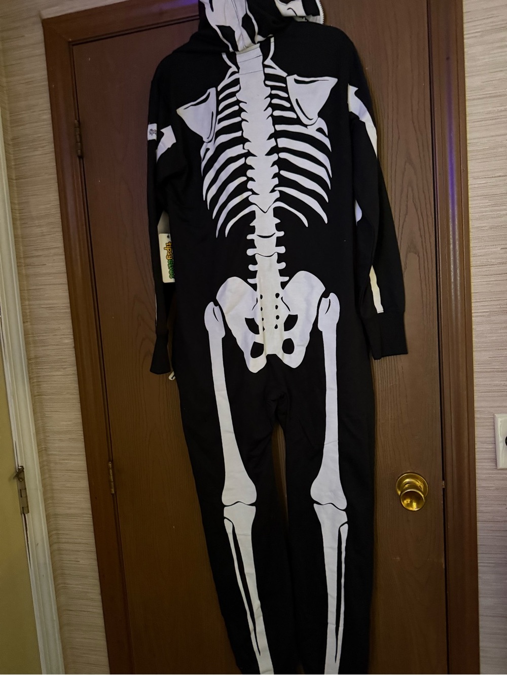 Tipsy Elves Black and White Skeleton Costume - Picture 9 of 11